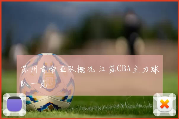 苏州肯帝亚队概况 江苏CBA主力球队一览
