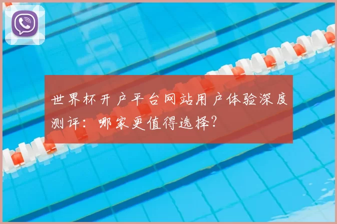 世界杯开户平台网站用户体验深度测评：哪家更值得选择？
