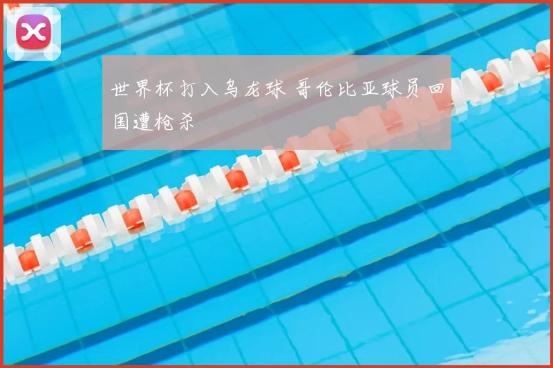 世界杯打入乌龙球 哥伦比亚球员回国遭枪杀
