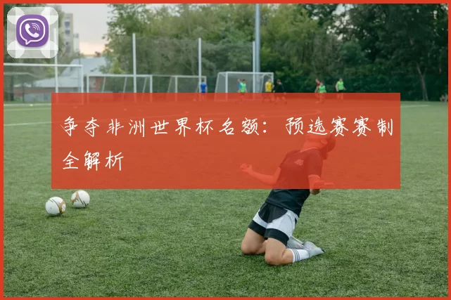 争夺非洲世界杯名额：预选赛赛制全解析
